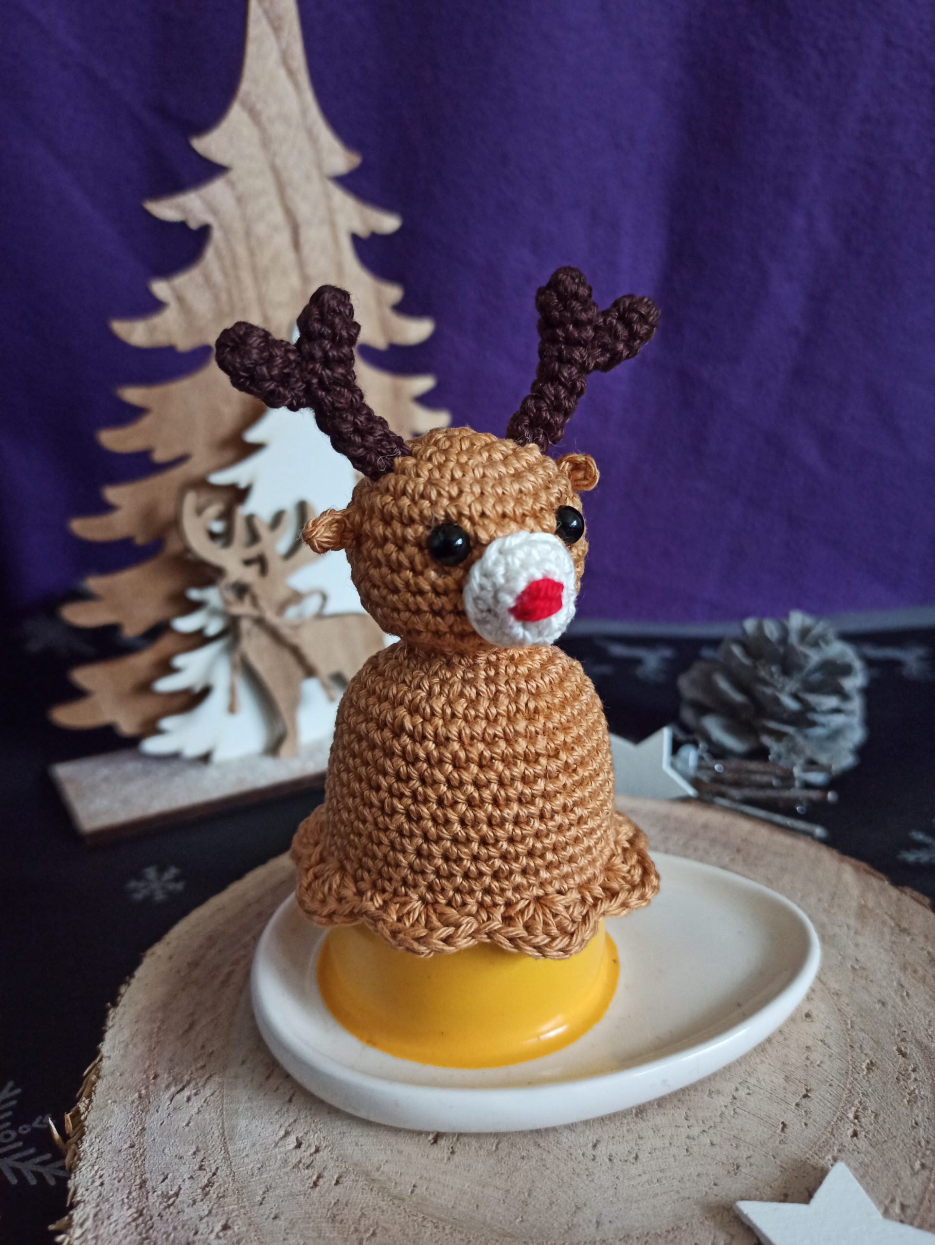 Rentier-Eierwärmer – Bild 3