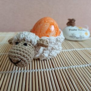 Schäfchen-Eierwärmer / Eierhalter