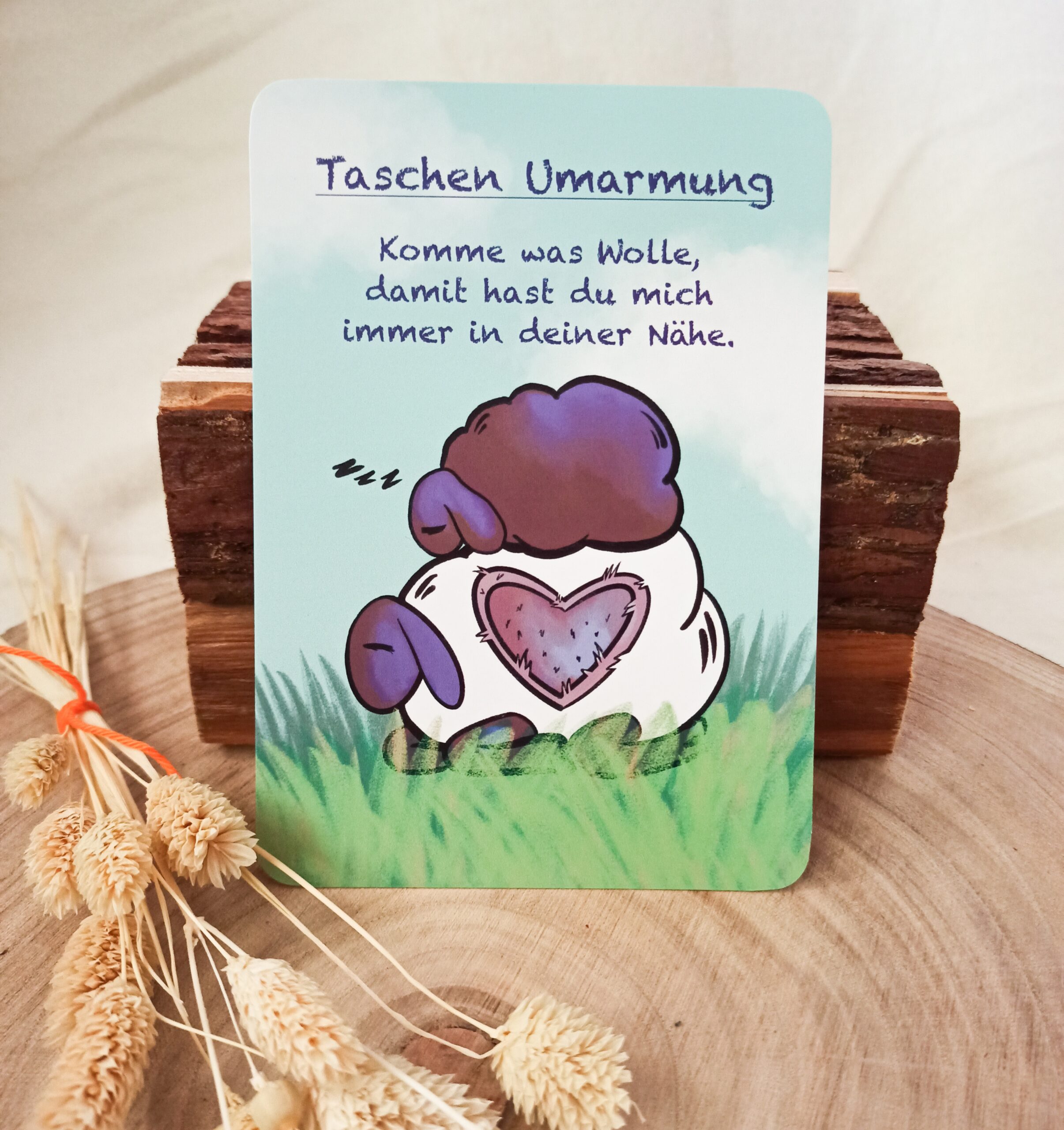 Taschenumarmung "Komme was Wolle" – Bild 4