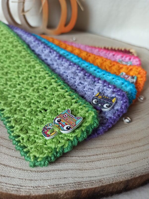 Tassenwärmer mit Kätzchenknopf – Bild 3